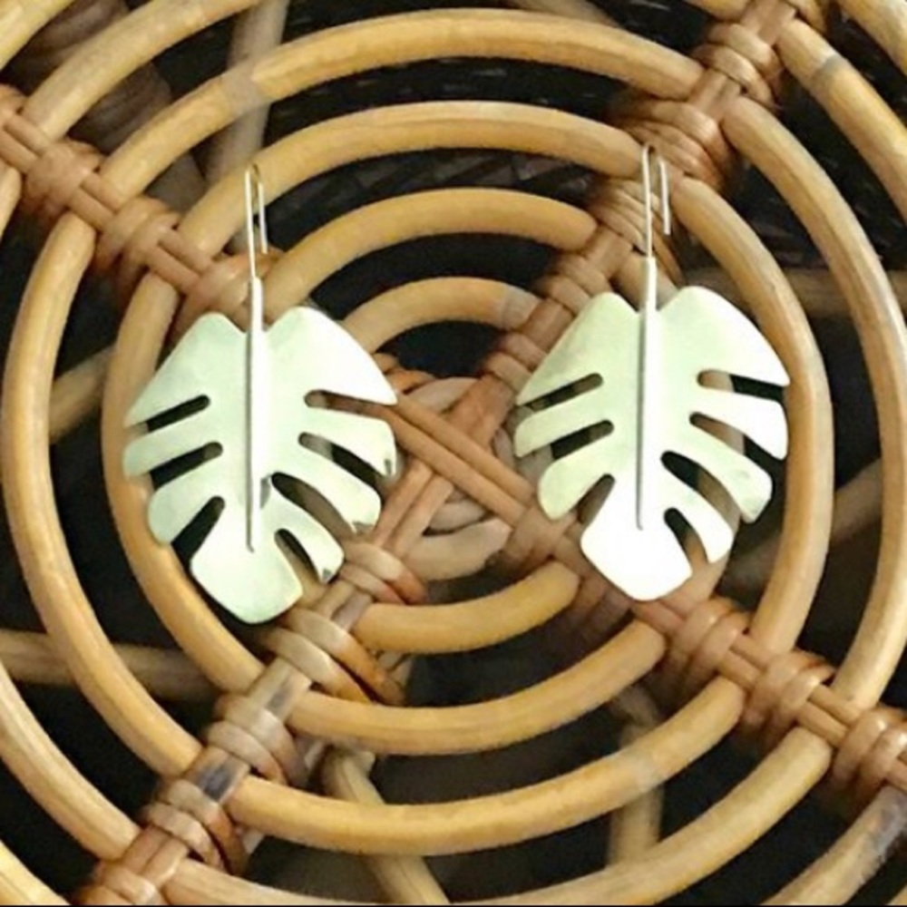 Monstera Baubles in Gold